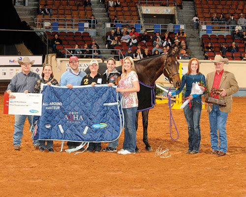 Dr. Lauren Forsythe with her horse