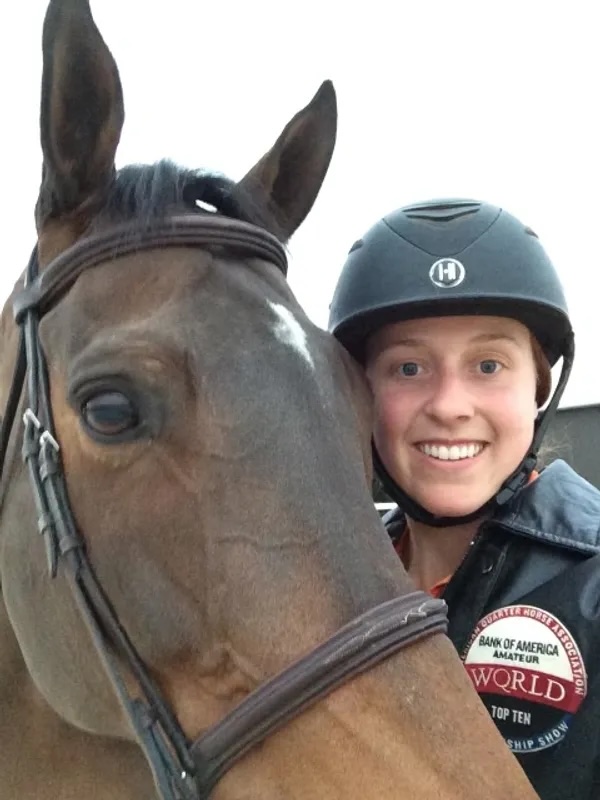 Dr. Lauren Forsythe as an avid equestrian